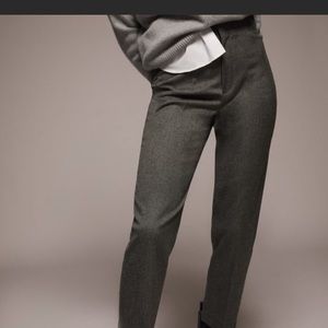 Zara Plaid Ankle Trousers